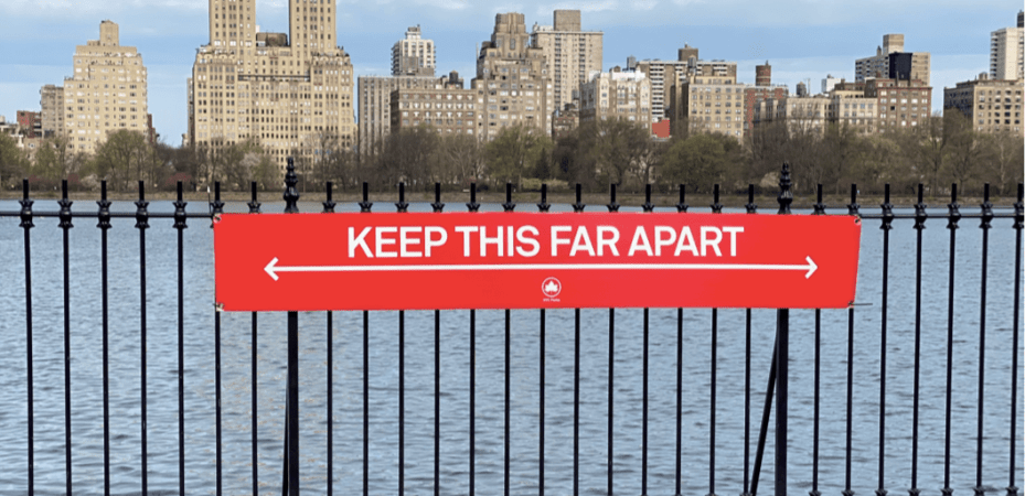Social Distance at Central Park reservoir